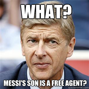 What? Messi's son is a free agent? - What? Messi's son is a free agent?  Misc