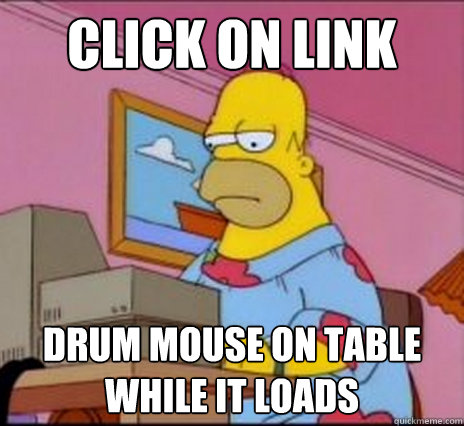 click on link drum mouse on table while it loads  