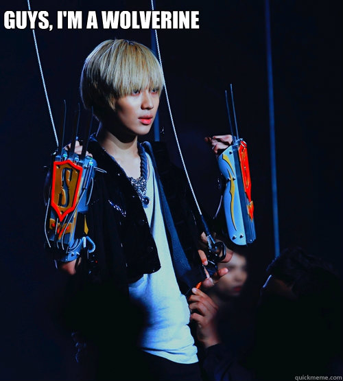 guys, i'm a wolverine  taemin macros