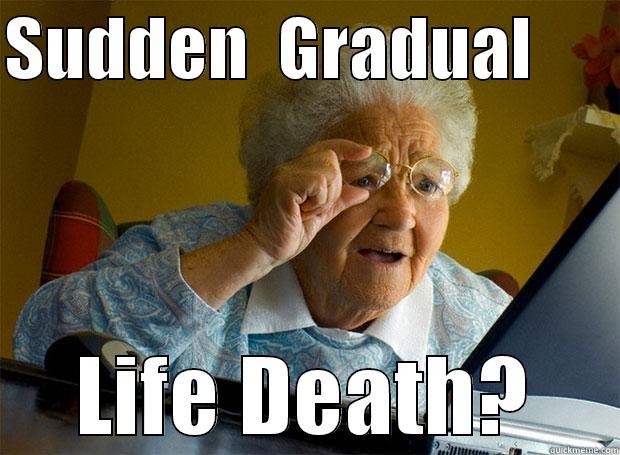 Metal Grandma - SUDDEN  GRADUAL       LIFE DEATH? Grandma finds the Internet