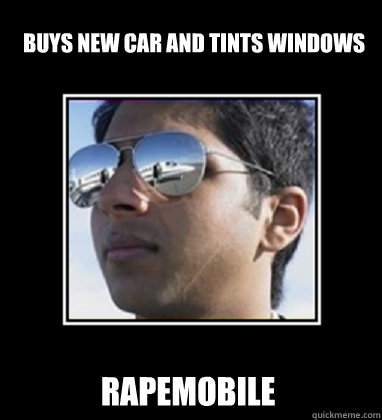 BUYS NEW CAR AND TINTS WINDOWS Rapemobile  Rich Delhi Boy