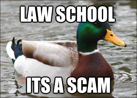 Law school its a scam - Law school its a scam  Actual Advice Mallard