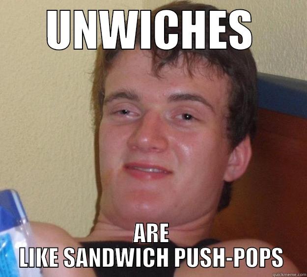 SDFD DS  - UNWICHES ARE LIKE SANDWICH PUSH-POPS 10 Guy