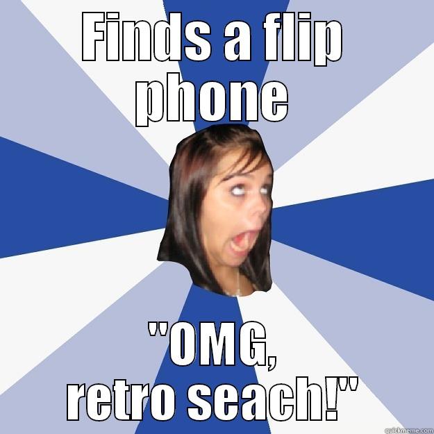 FINDS A FLIP PHONE 