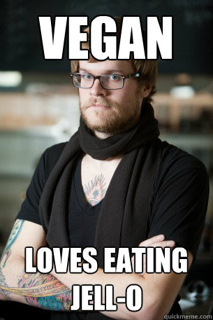 Vegan Loves Eating Jell-O  Hipster Barista