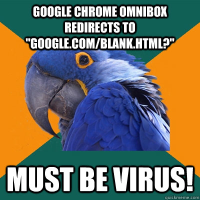 google chrome omnibox redirects to 