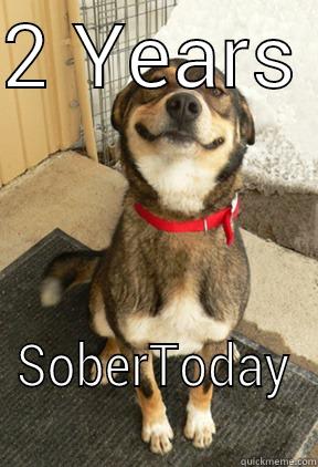 2 years - 2 YEARS  SOBERTODAY Good Dog Greg