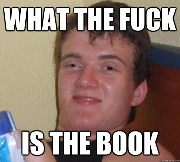 WHAT THE FUCK IS THE BOOK  10 Guy