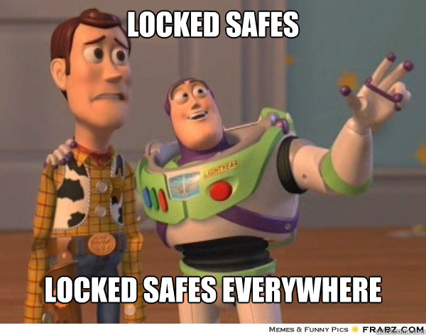 Locked Safes Locked Safes Everywhere  Buzzlightyear