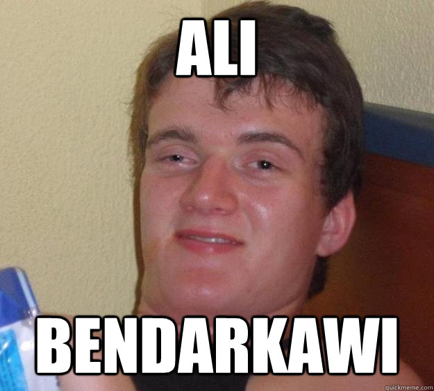 Ali Bendarkawi  10 Guy