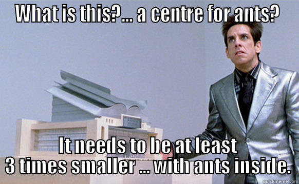 WHAT IS THIS?... A CENTRE FOR ANTS? IT NEEDS TO BE AT LEAST 3 TIMES SMALLER ... WITH ANTS INSIDE. Misc