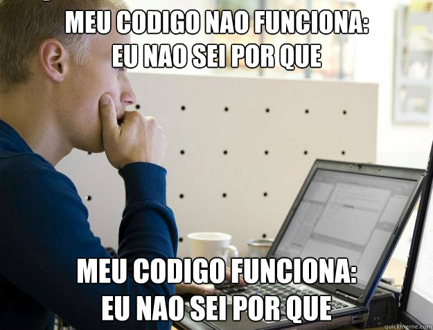 MEU CODIGO NAO FUNCIONA:
EU NAO SEI POR QUE MEU CODIGO FUNCIONA:
EU NAO SEI POR QUE Caption 3 goes here - MEU CODIGO NAO FUNCIONA:
EU NAO SEI POR QUE MEU CODIGO FUNCIONA:
EU NAO SEI POR QUE Caption 3 goes here  Programmer