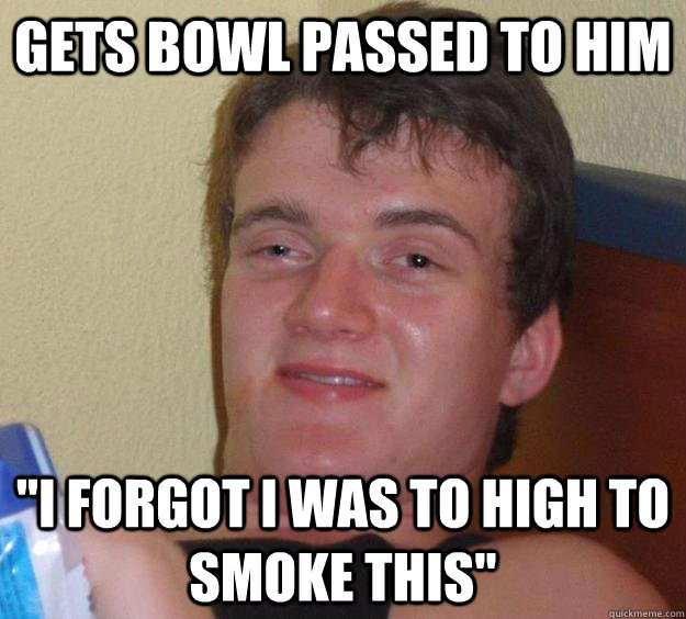 Gets Bowl passed to him 