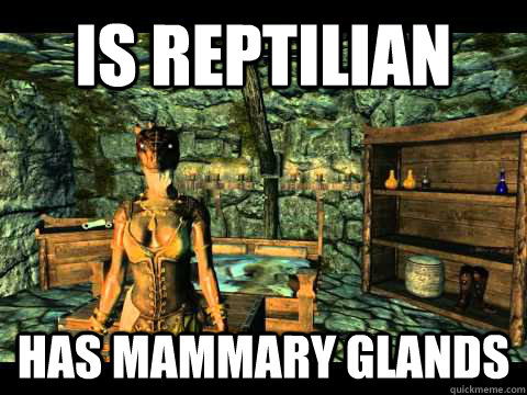 Is Reptilian has mammary glands - Is Reptilian has mammary glands  Misc