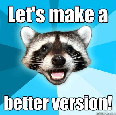 Let's make a better version!  Lame Pun Coon