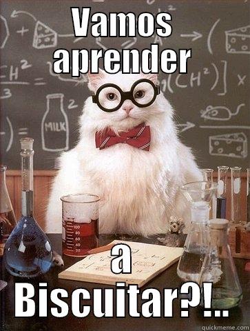 VAMOS APRENDER A BISCUITAR?!.. Chemistry Cat