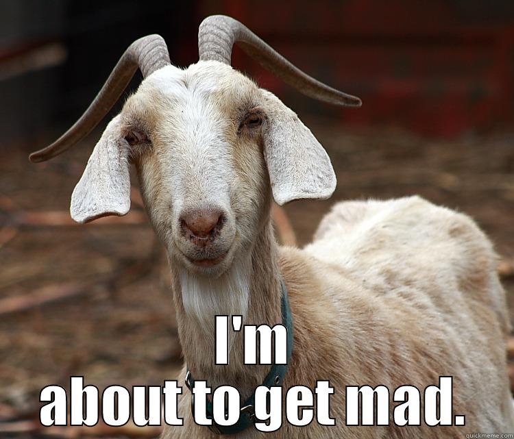 Irritated Goat -  I'M ABOUT TO GET MAD. Misc