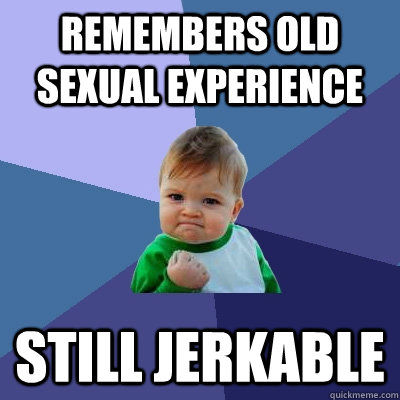 remembers old sexual experience  still jerkable - remembers old sexual experience  still jerkable  Success Kid