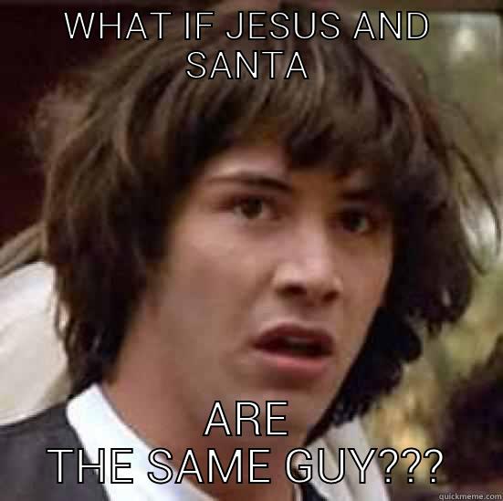 WHAT IF JESUS AND SANTA ARE THE SAME GUY??? conspiracy keanu