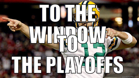 TO THE WINDOW TO THE PLAYOFFS Misc