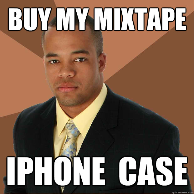 BUY MY MIXTAPE IPHONE  CASE  Successful Black Man