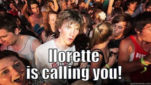  LLORETTE IS CALLING YOU! Sudden Clarity Clarence