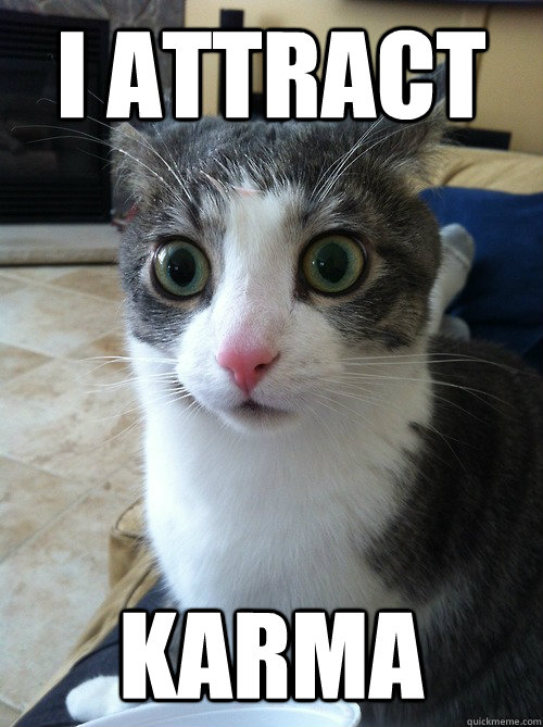 I attract karma - I attract karma  Misc