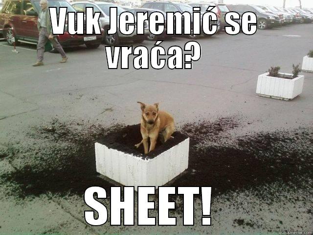 VUK JEREMIĆ SE VRAĆA? SHEET!  Misc