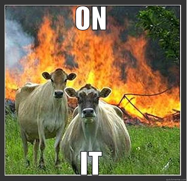 bad cows - ON IT Evil cows