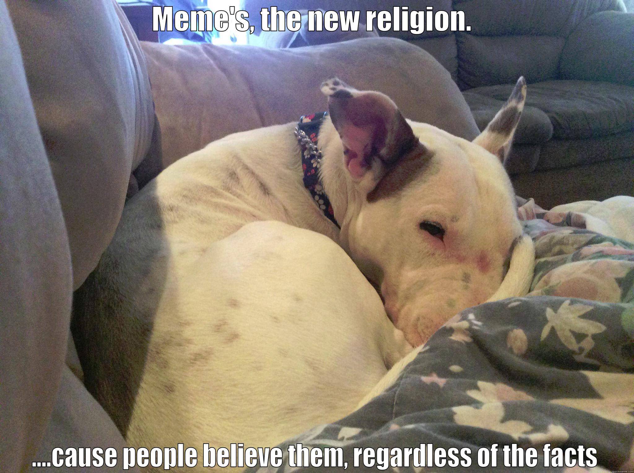 MEME'S, THE NEW RELIGION.  ....CAUSE PEOPLE BELIEVE THEM, REGARDLESS OF THE FACTS Redneck Randal