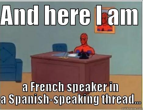 AND HERE I AM  A FRENCH SPEAKER IN A SPANISH-SPEAKING THREAD... Spiderman Desk