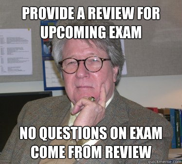 Provide a review for upcoming exam no questions on exam come from review  Humanities Professor