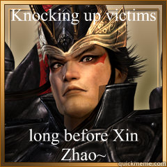 Knocking up victims long before Xin Zhao~  Lu Bu