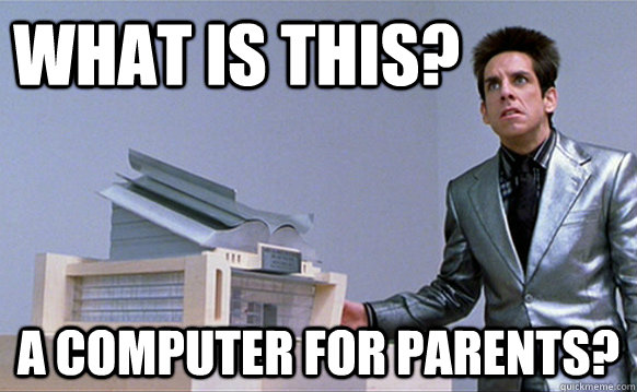 WHAT is this? a computer for parents? - WHAT is this? a computer for parents?  School for ants