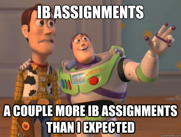 IB Assignments
 A couple more ib assignments than I expected  Buzz Lightyear