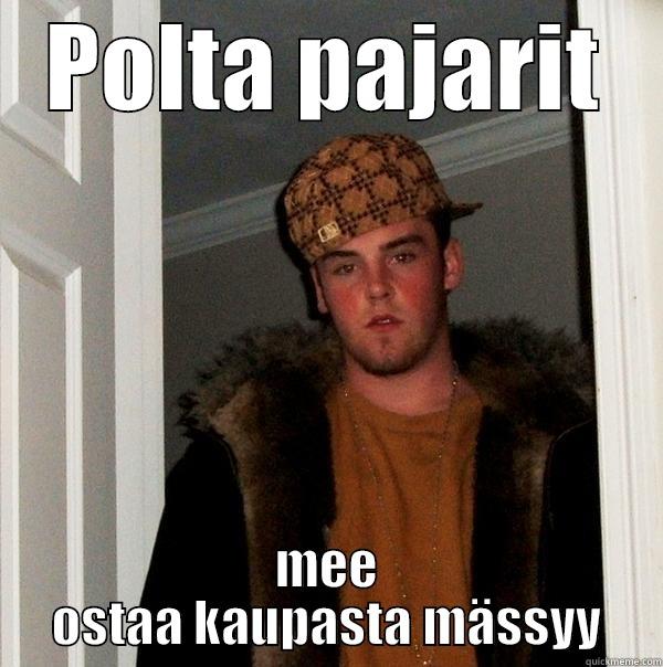 chilled as fuck - POLTA PAJARIT MEE OSTAA KAUPASTA MÄSSYY Scumbag Steve