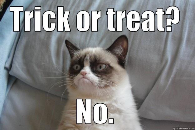 TRICK OR TREAT? NO. Grumpy Cat