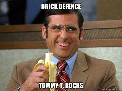 brick defence tommy t. rocks - brick defence tommy t. rocks  Brick Tamland