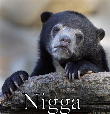  NIGGA Confession Bear