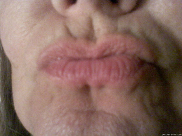    Kissing lips