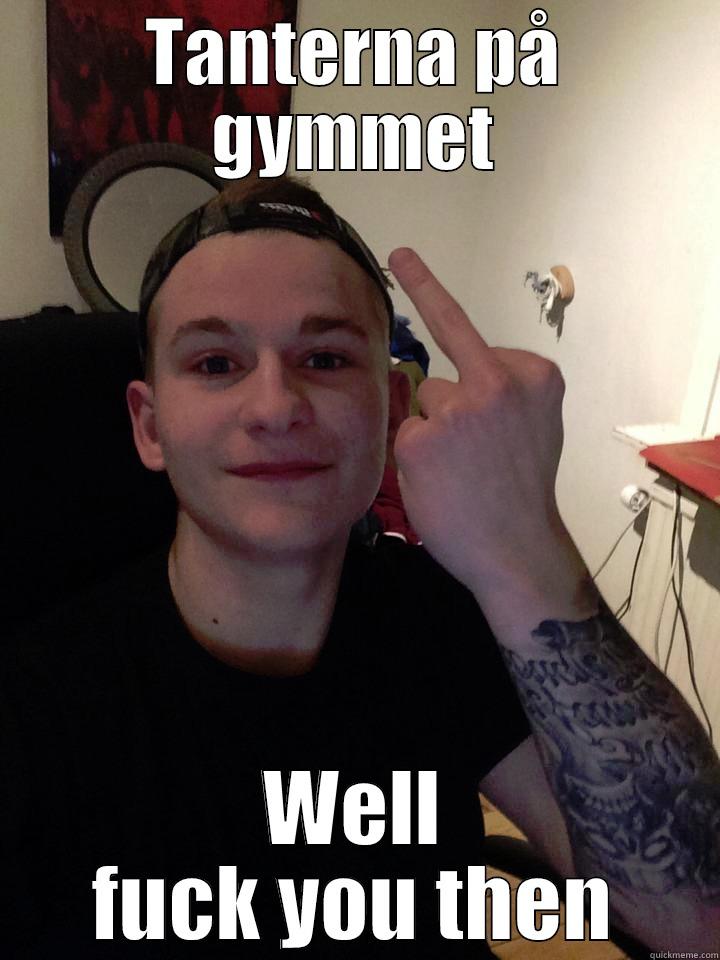 TANTERNA PÅ GYMMET WELL FUCK YOU THEN Misc