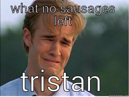 I'm on a diet!!!!! - WHAT NO SAUSAGES LEFT TRISTAN 1990s Problems