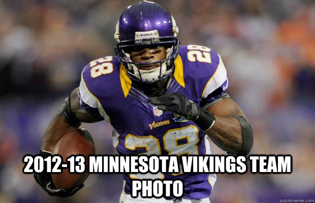  2012-13 Minnesota Vikings Team Photo -  2012-13 Minnesota Vikings Team Photo  AP team photo