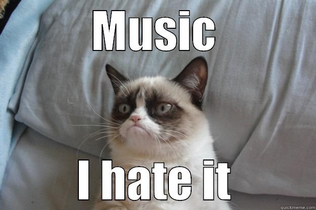 I hate your tone - MUSIC I HATE IT Grumpy Cat