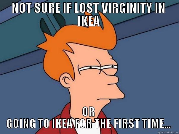 Not sure if... - NOT SURE IF LOST VIRGINITY IN IKEA OR GOING TO IKEA FOR THE FIRST TIME... Futurama Fry