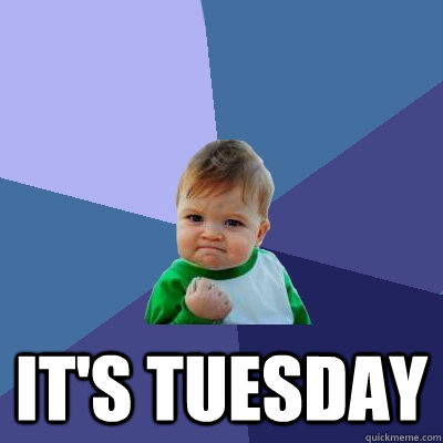  It's Tuesday  Success Kid