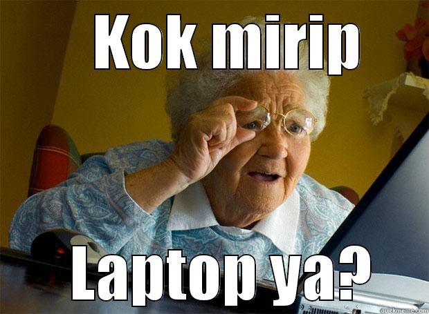 internet nerd -    KOK MIRIP   LAPTOP YA? Grandma finds the Internet