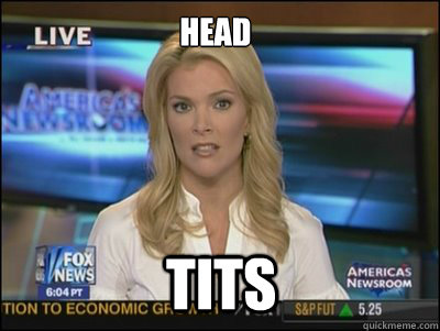 HEAD TITS  Megyn Kelly