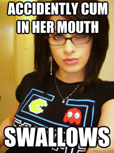 accidently cum in her mouth swallows  Cool Chick Carol