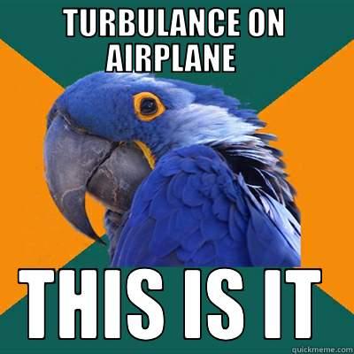 life insurance pays off triple if you die on a business flight - TURBULANCE ON AIRPLANE  THIS IS IT Paranoid Parrot